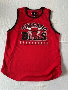 Chicago Bulls Kids Red Basketball Jersey Tank Top